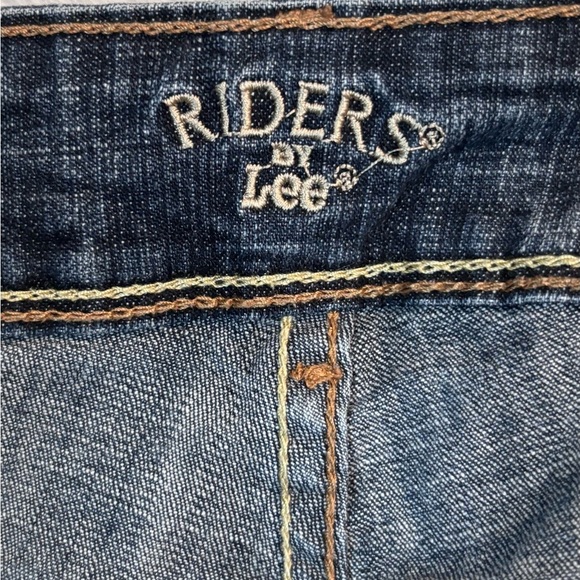 Riders by Lee Women’s Plus Size 24WP Bootcut Jeans Dark Wash Stretch Denim - Picture 2 of 7